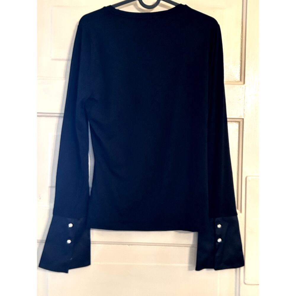 ME + EM black long sleeve layering shirt size 8